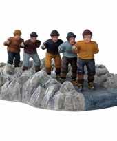 Kerstdorp schaatsgroep elfstedentocht